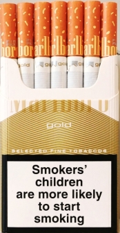 "Marlboro Gold" ("Мальборо Голд") duty free.блок целофан. Ціна за блок (10 пачок) 0