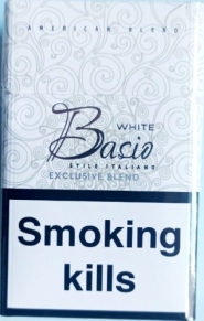 ORIGINAL!!! Сигареты " Bacio white " Картон ("Басио белый ") duty free. Цена за блок (10 пачек)
