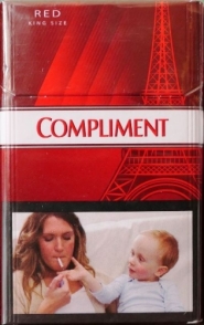 "Compliment" Red KS (duty free) (Комплимент красный). 
