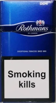 Фабричні! Цигарки "Rothmans demi blue" (Ротманс демі синій).