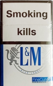 Сигареты "L&M" Blue (ЛМ синий). (Duty free.) Цена за блок (10 пачек)