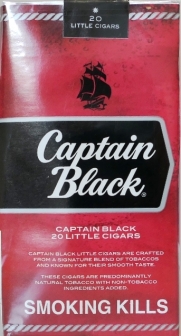 Міні сигари "Capitan black cherise". Duty free (Капітан Блек Вишня) (Целофан). Ціна за блок (10 пачок) 0