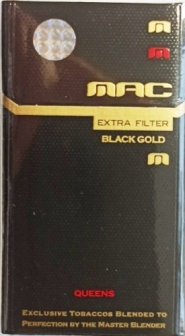 Сигареты "MAC black gold" (МАК черный ) (duty free) . Цена за блок (10 пачек)