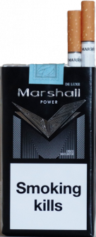 "Marshall 100’s" Black ( Маршал - картонний блок, мягкая пачка). 0