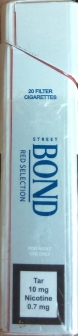  Сигареты "Bond" Red Selection (Duty Free)(Бонд красный). Цена за блок (10 пачек) 0