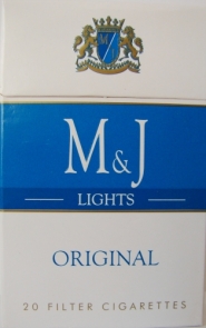 Сигареты "M&J" Blue (М и Джей) Цена за блок (10 пачек)