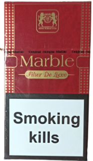 Сигареты "Marble demi Filter De Luxe red" (Марбле красный деми) Цена за блок (10 пачек)