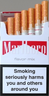 Цигарки "Marlboro Red" міцні Целлофан ("Мальборо Червоний") (Duty Free) Ціна за блок (10 пачок) 0