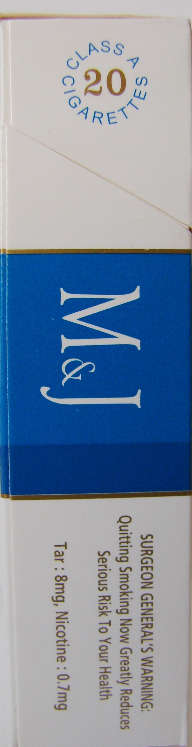 Цигарки "M&J" Blue (М та Джей) Ціна за блок (10 пачок) 0