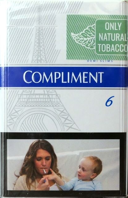 25 ШТ. "Коmpliment" Demi Slims Blue (Комплімент синій демі). 0