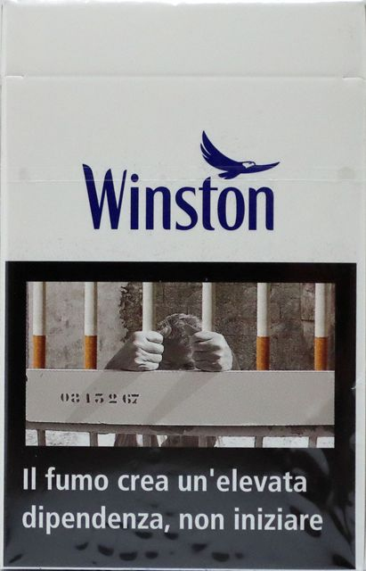 Сигарети Winston blue Целофан (Вінстон синій) (duty free) Ціна за блок (10 пачок) 0