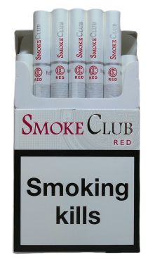 TURBO. Smoke Club red (Смокі клуб червоний). (Duty free.) 0