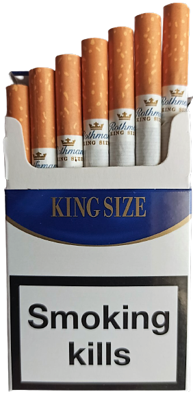 Цигарки "Rothmans King Size" Blue (Ротманс Кінг Сайз синій). (Duty Free) Ціна за блок (10 пачок) 0