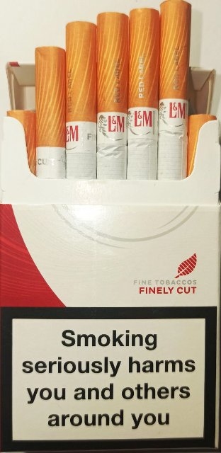 NEW картон "L&M" Red (ЛМ червоний). (Duty free.) Ціна за блок (10 пачок) 0