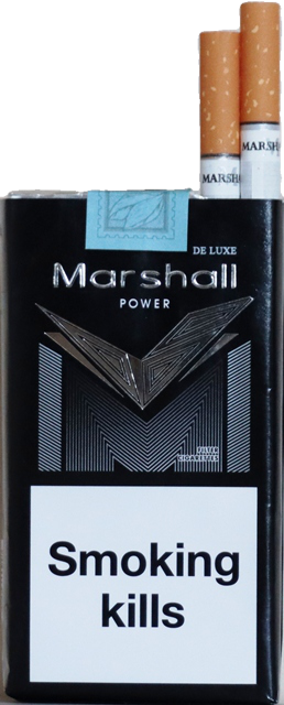 "Marshall 100’s" Black ( Маршал - картонний блок, мягкая пачка). 0
