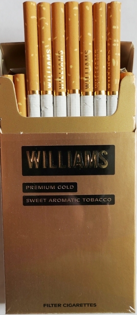 Цигарки "Williams" super slims (Вільямс) Ціна за блок (10 пачок) 0