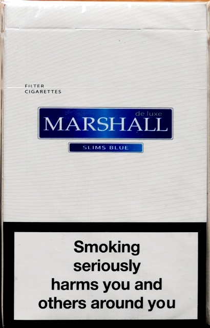 Сигарети "Marshal" Slims Blue (Маршал Слімс. Синій). Ціна за блок (10 пачок) 0