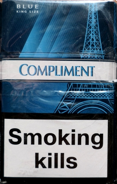 Цигарки "Compliment" Blue (duty free) (Комплімент синій). Ціна за блок (10 пачок) 0