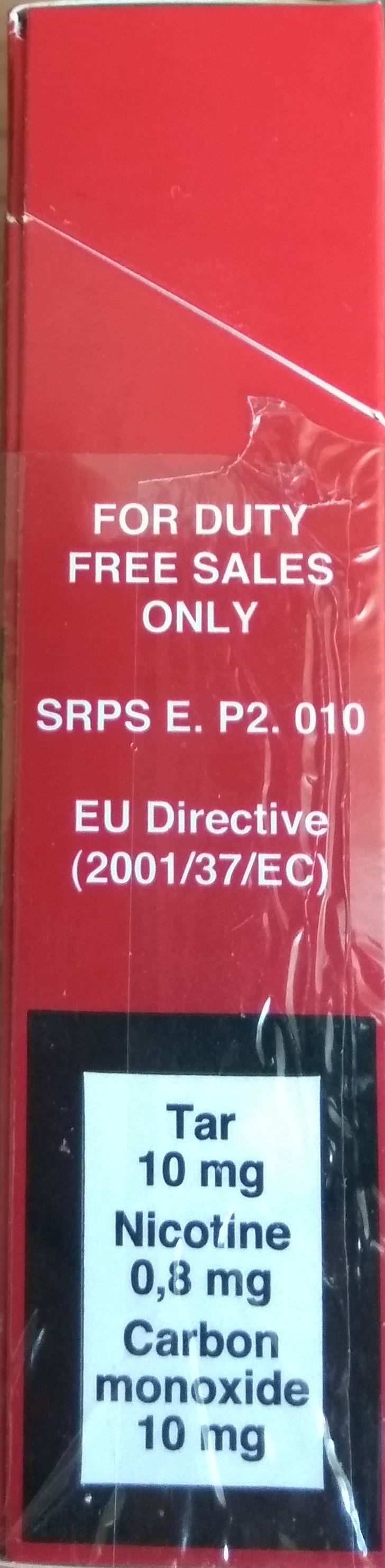 Цигарки "Floyd" Red (Duty Free) (Флойд червоний). Ціна за блок (10 пачок) 0
