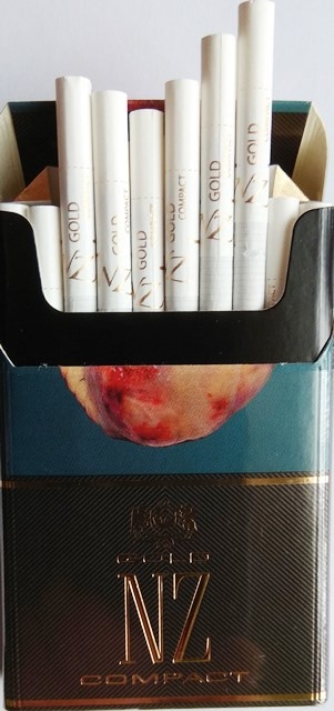 Цигарки "NZ" Gold compact Super Slims (Білорусь) (НЗ Голд Супер Слімс). Ціна за блок (10 пачок) 0
