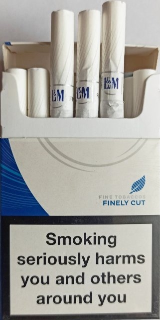 NEW картон "L&M" Blue (ЛМ синій). (Duty free.) Ціна за блок (10 пачок) 0