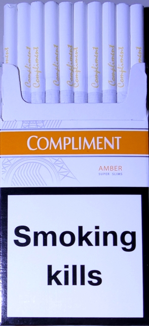 "Коmpliment AMBER" super slims 1 (Комплімент Бурштин супер слімс одиниця). (duty free.) 0