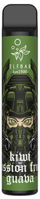 Одноразова pod система Elf Bar Lux 1500 Kiwi Passion fruit Guava 50 мг 850 маг 0