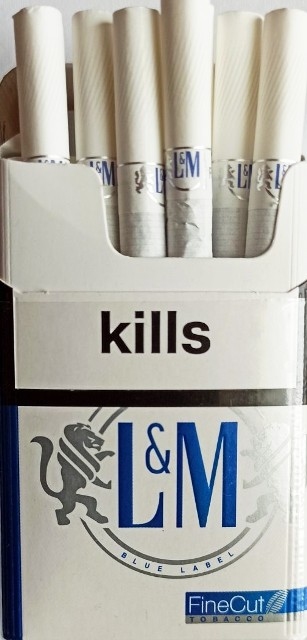 Сигарети "L & M" Blue (лм синій). (Duty free.) Ціна за блок (10 пачок) 0
