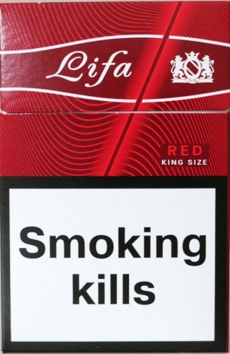 Цигарки "lifa RED" (Ліфа червона). (duty free.) Ціна за блок (10 пачок)
