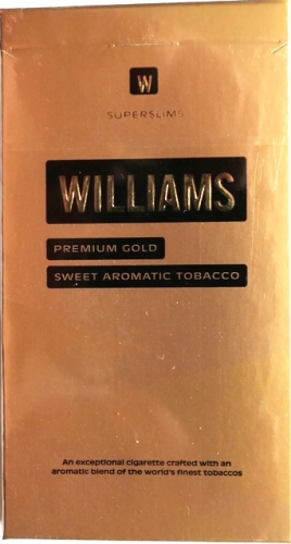 Цигарки "Williams" super slims (Вільямс) Ціна за блок (10 пачок)