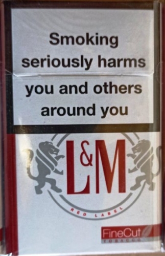 Цигарки "L&M" Red (ЛМ червоний). (Duty free.) Ціна за блок (10 пачок)