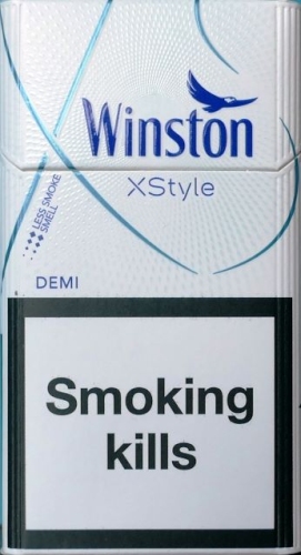 "Winston XStyle demi turbo". (Вінстон Х-стиль демі турбо). Duty free