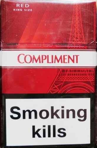 Цигарки "Compliment" Red (duty free) (Комплімент червоний). Ціна за блок (10 пачок)